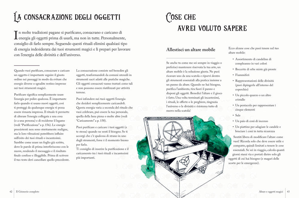 Il Grimorio completo::Pratiche magiche e incantesimi per risvegliare la strega che è in te
