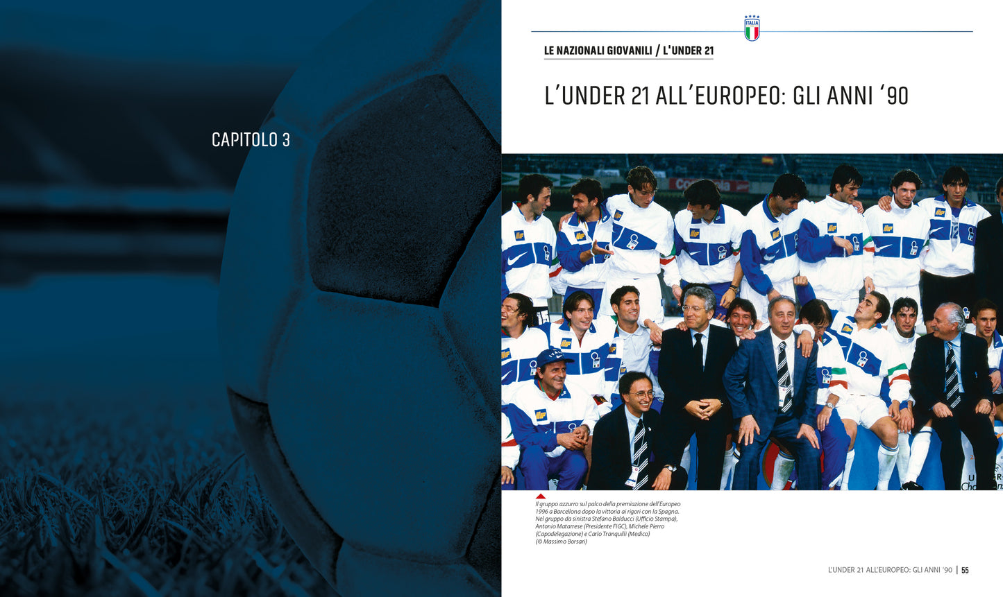 Quei favolosi anni in cui diventammo azzurri::Storia delle nazionali giovanili narrata insieme a 50 calciatori che hanno fatto parte delle "Under" dal 1948 a oggi