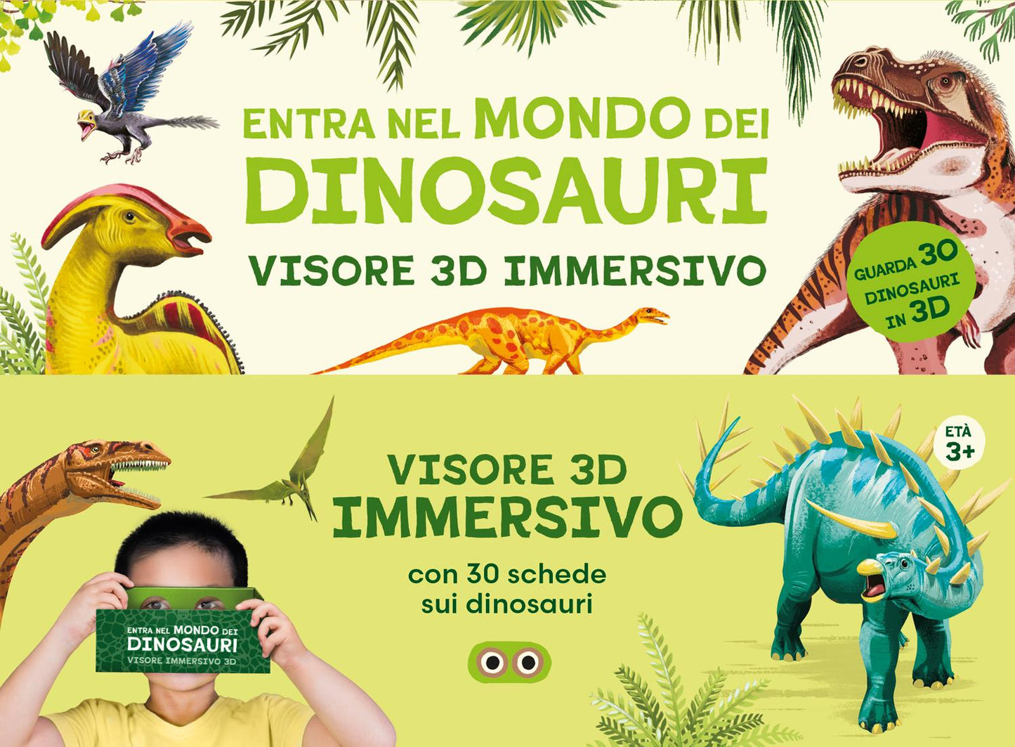 Entra nel mondo dei dinosauri::Scopri i libri scatola che diventano visori 3D super immersivi!