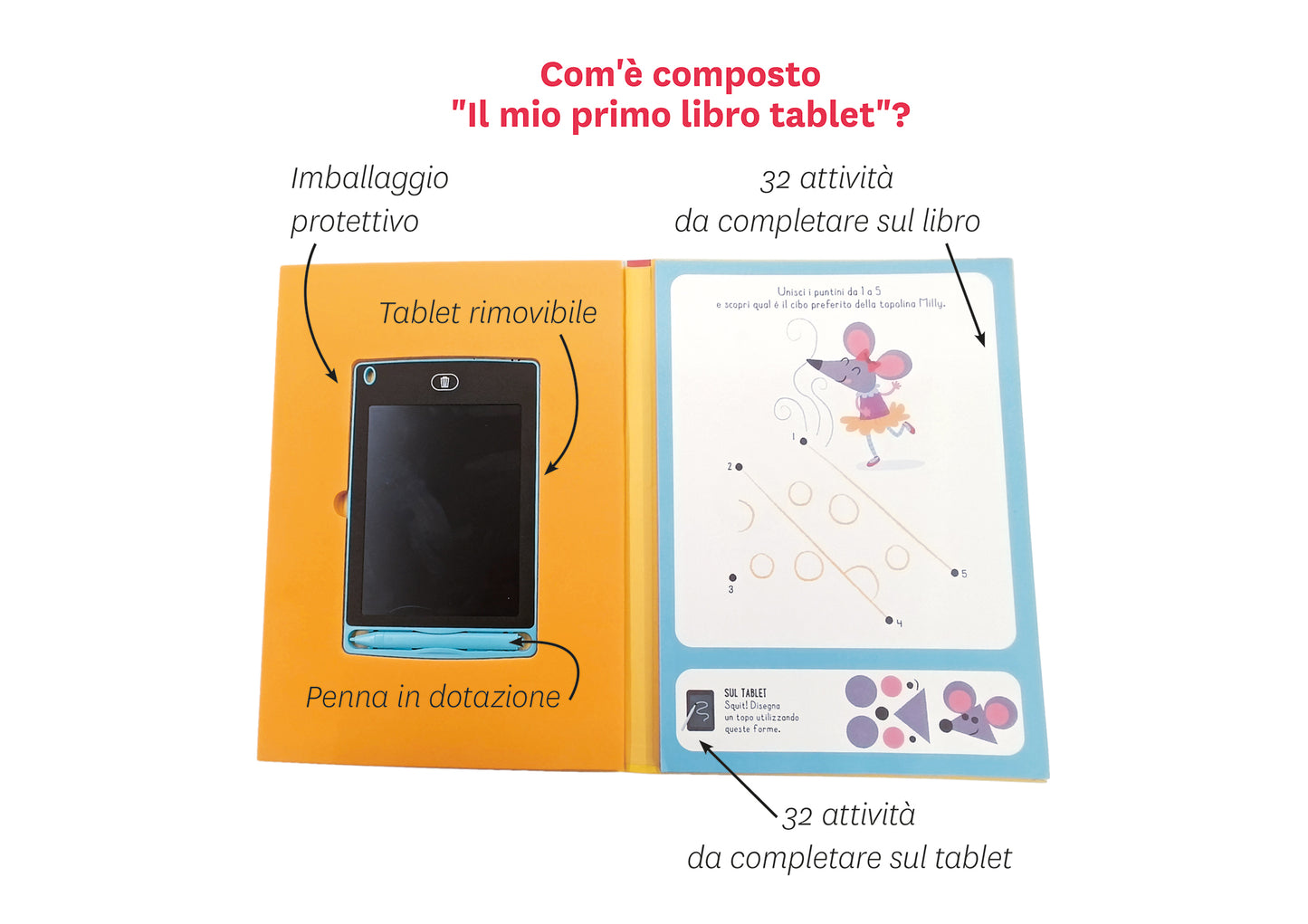 Il mio primo libro tablet::Lettere, numeri, giochi e attività
