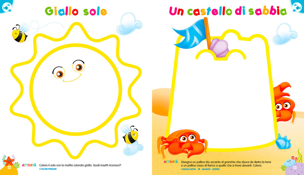 Gioco e imparo in vacanza 3/4 anni::Quaderno operativo per le vacanze estive