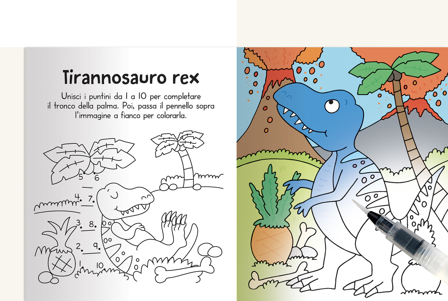 Magico Colore - Dinosauri::Basta aggiungere un po' d'acqua!