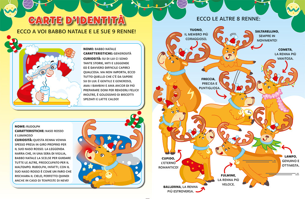 Superalbum di Natale::Stickers, pagine attive, sagome da staccare