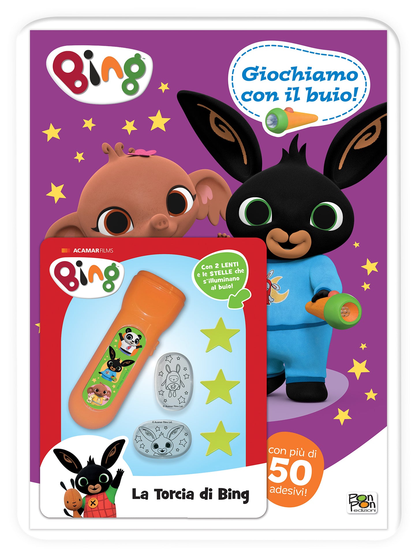 Bing. Activity con gadget. Giochiamo con il buio + Torcia