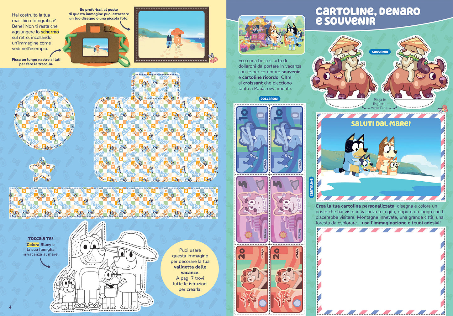 Bluey. Crea con Bluey + Il gioco delle vacanze
