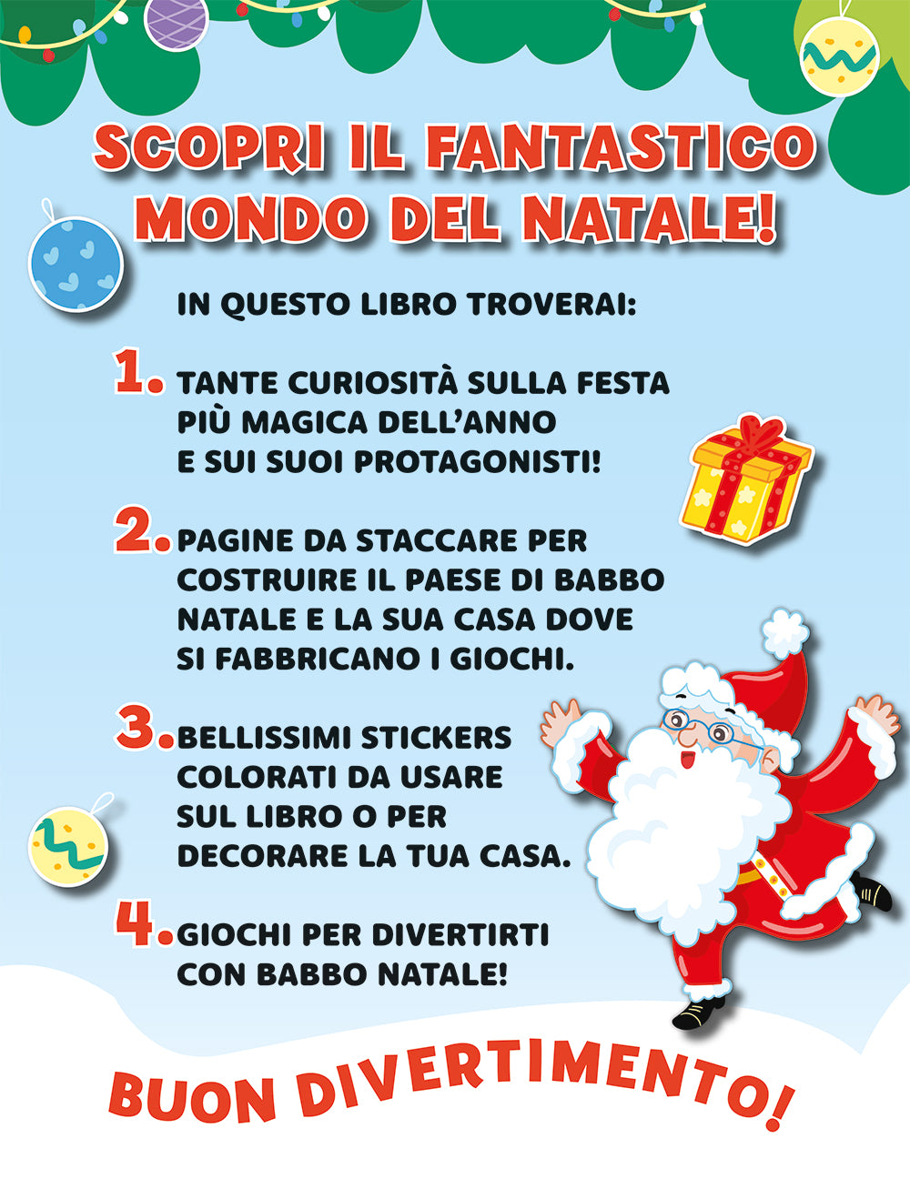 Superalbum di Natale::Stickers, pagine attive, sagome da staccare