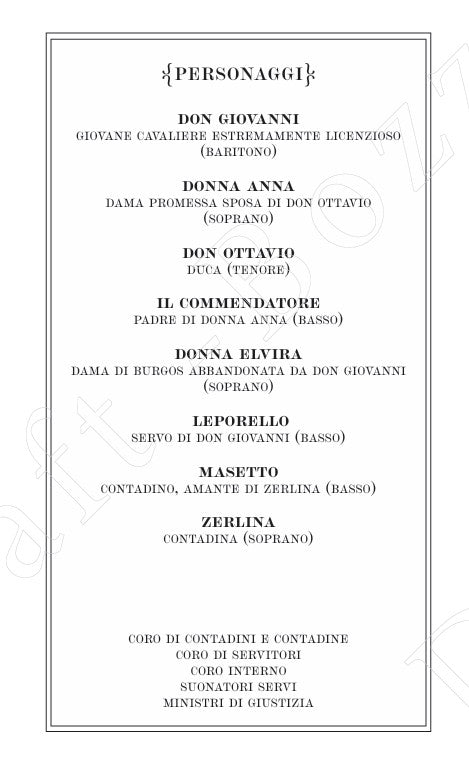 DON GIOVANNI