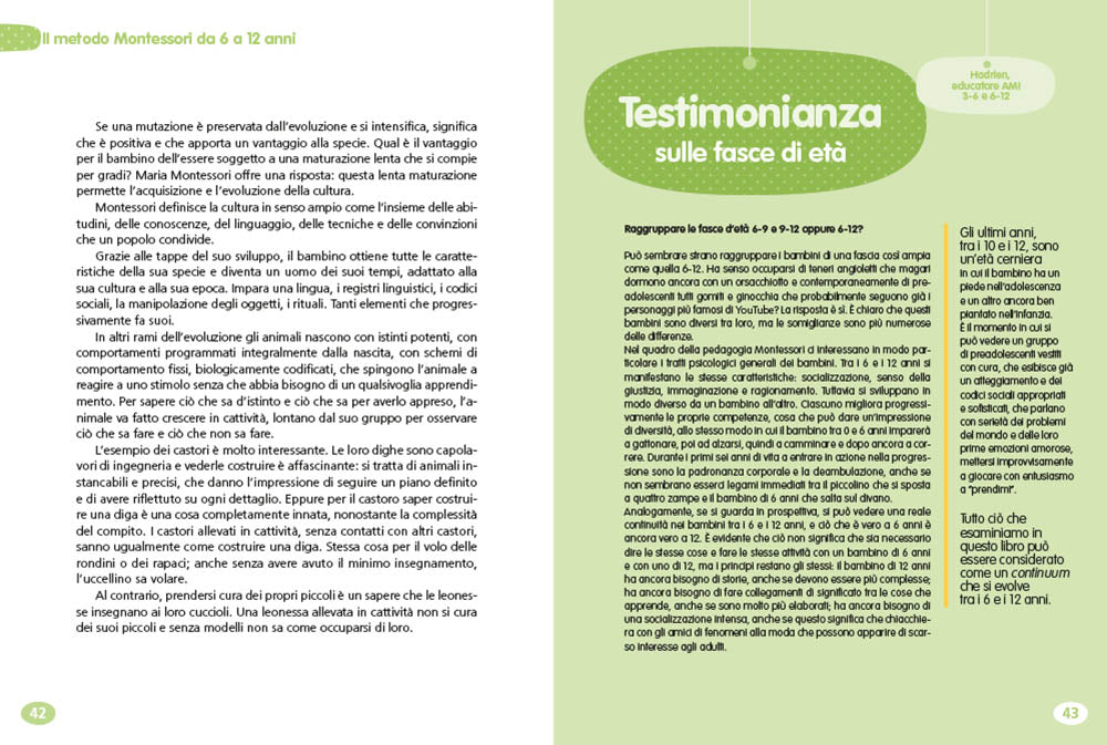 Il metodo Montessori per crescere tuo figlio da 6 a 12 anni::e aiutarlo a sviluppare la sua autonomia