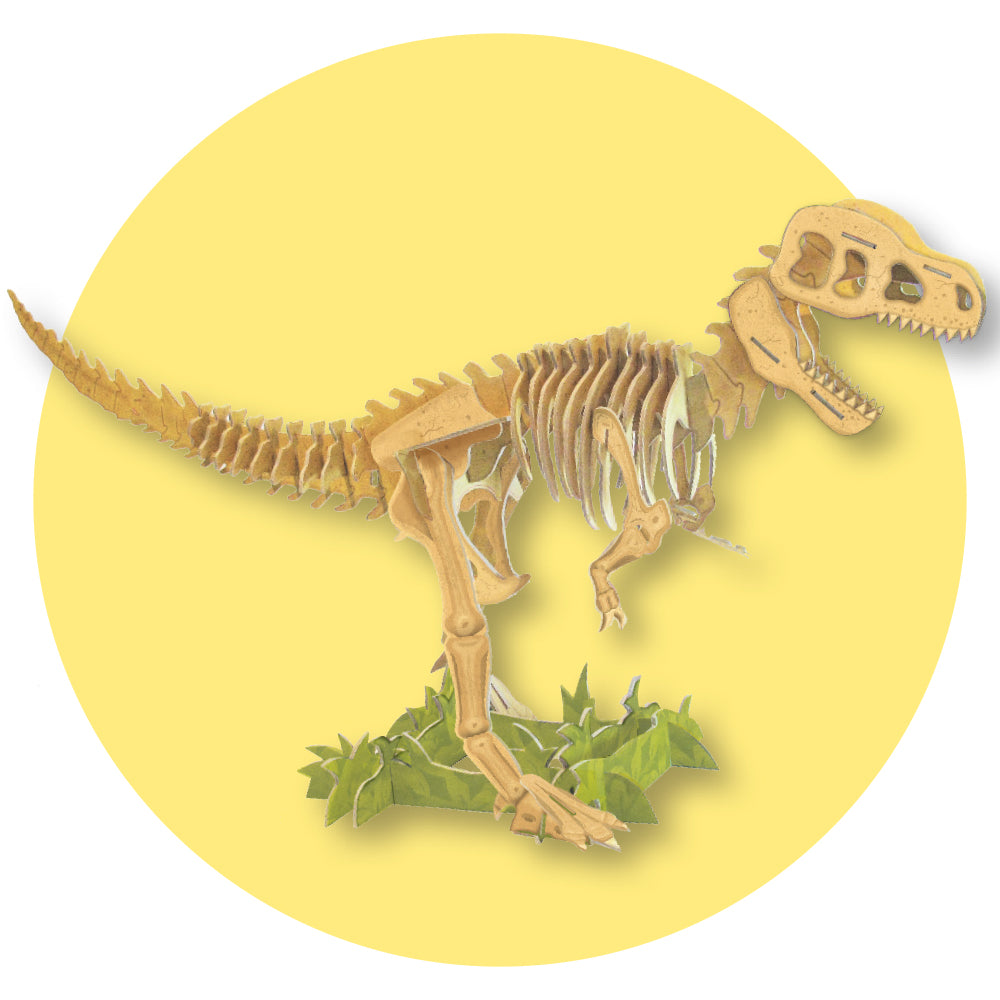 Costruisci il tuo T. rex e scopri il mondo dei dinosauri::Libro + modellino di 49 pezzi