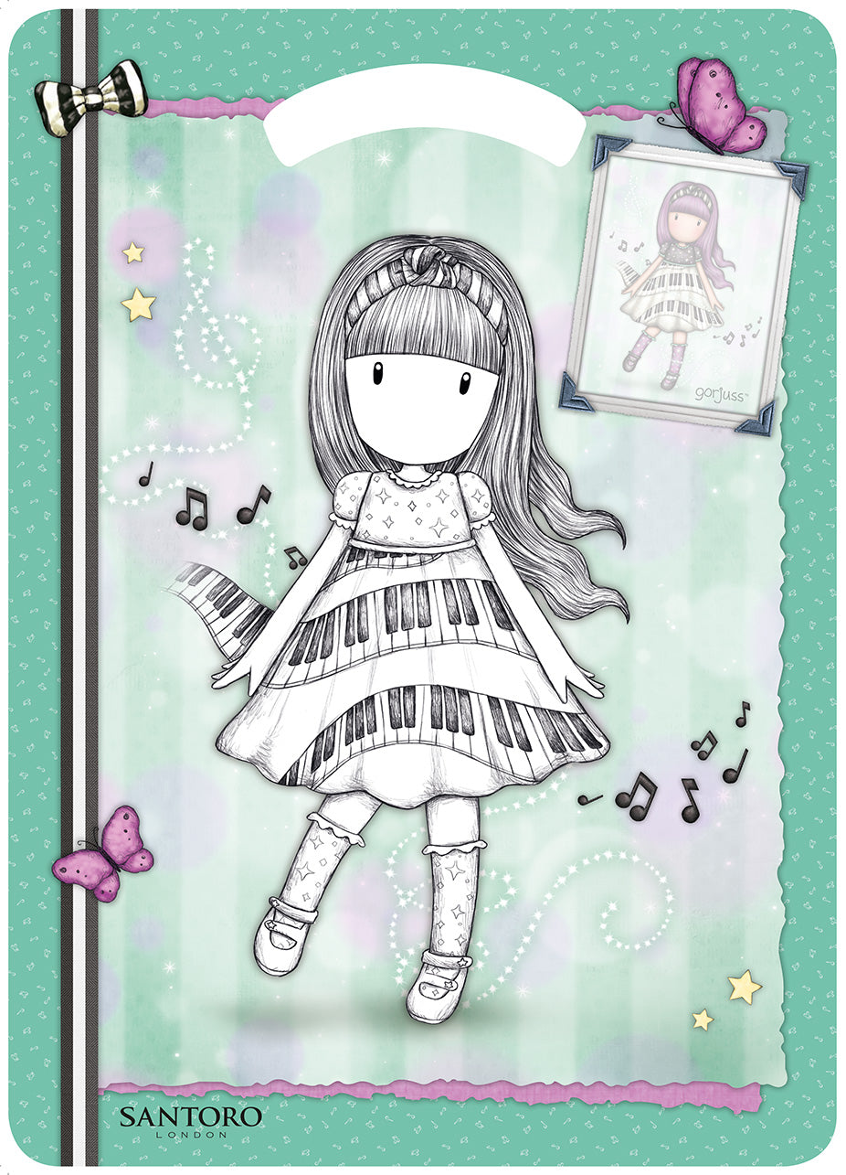 Gorjuss. Sticker&Color. I love music::I love music