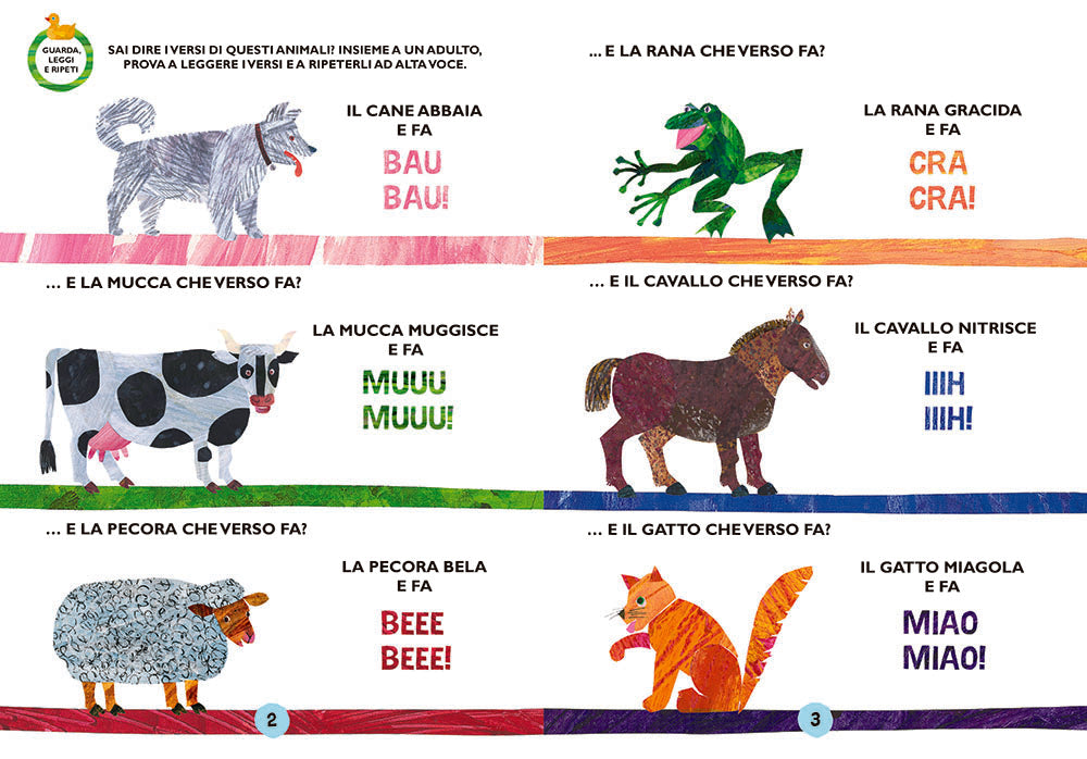 Eric Carle. Scopri che verso fa