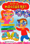 Viva le Maschere!::4 maschere prefustellate, tanti stickers colorati, 4 pagine di carta fantasia, 2 modelli da creare