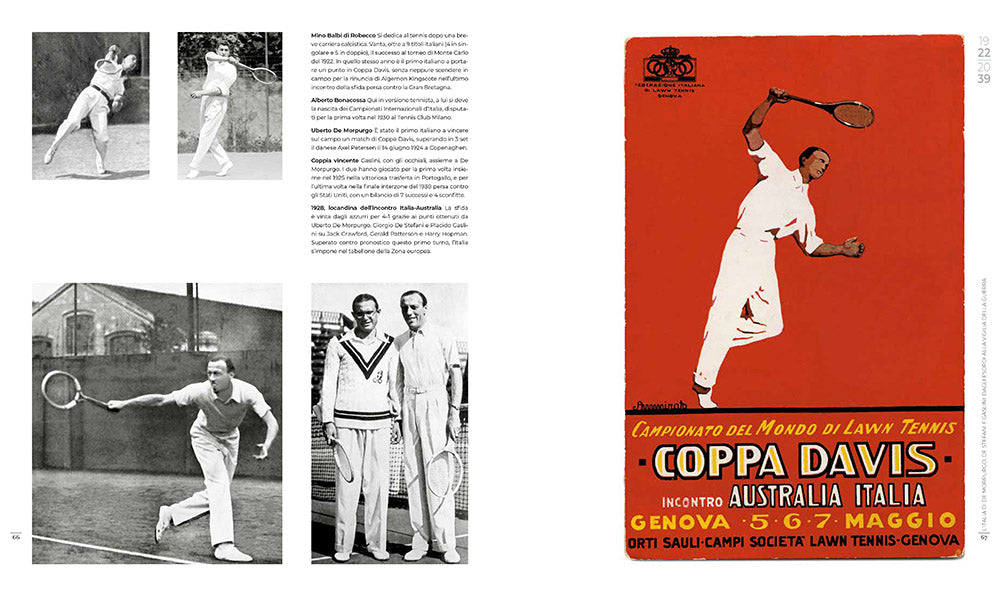 Gli italiani in Coppa Davis::1922-2022