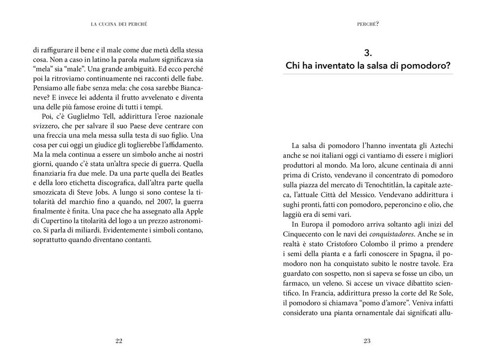 La cucina dei perchè::Le origini delle nostre abitudini a tavola