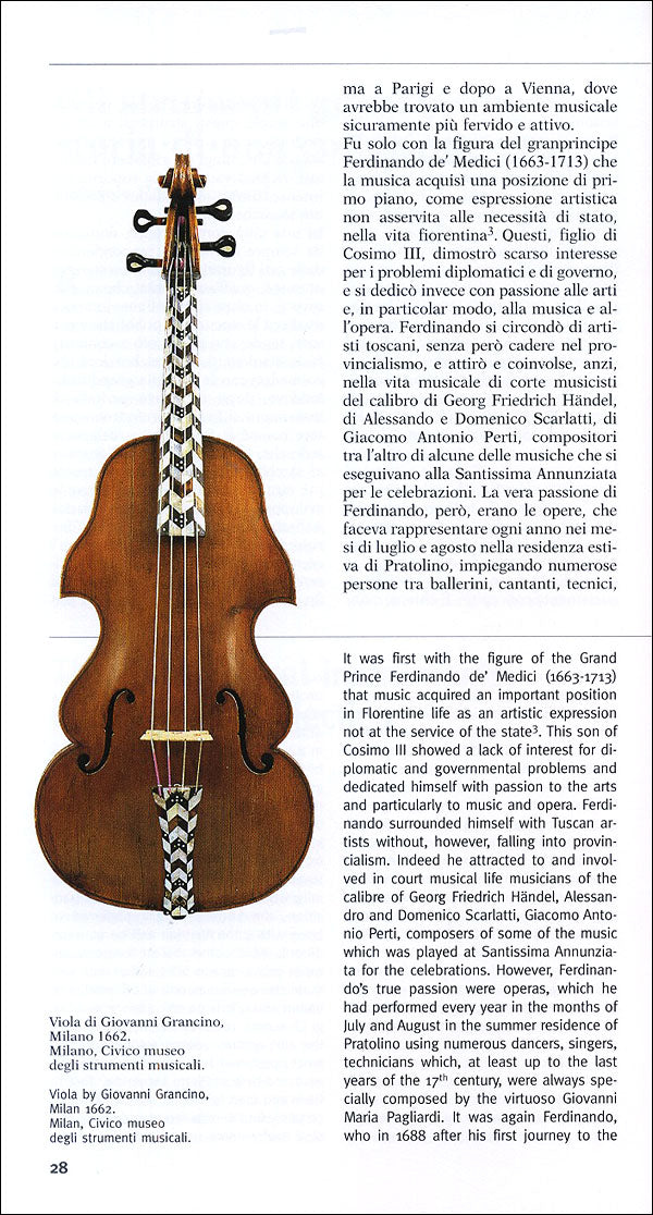 Strumenti musicali. Guida alle collezioni medicee e lorenesi::Galleria dell'Accademia. Collezione del Conservatorio Luigi Cherubini