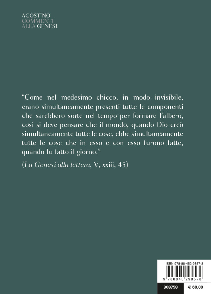 Commenti alla Genesi::Testo latino a fronte