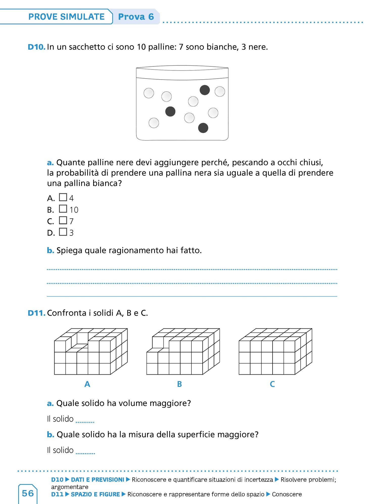 Più INVALSI - Matematica 5::Prove guidate e prove simulate