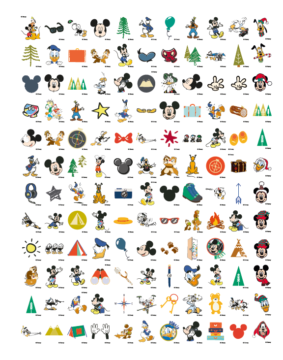 1000 Sticker Natale Disney::Tanti giochi e attività