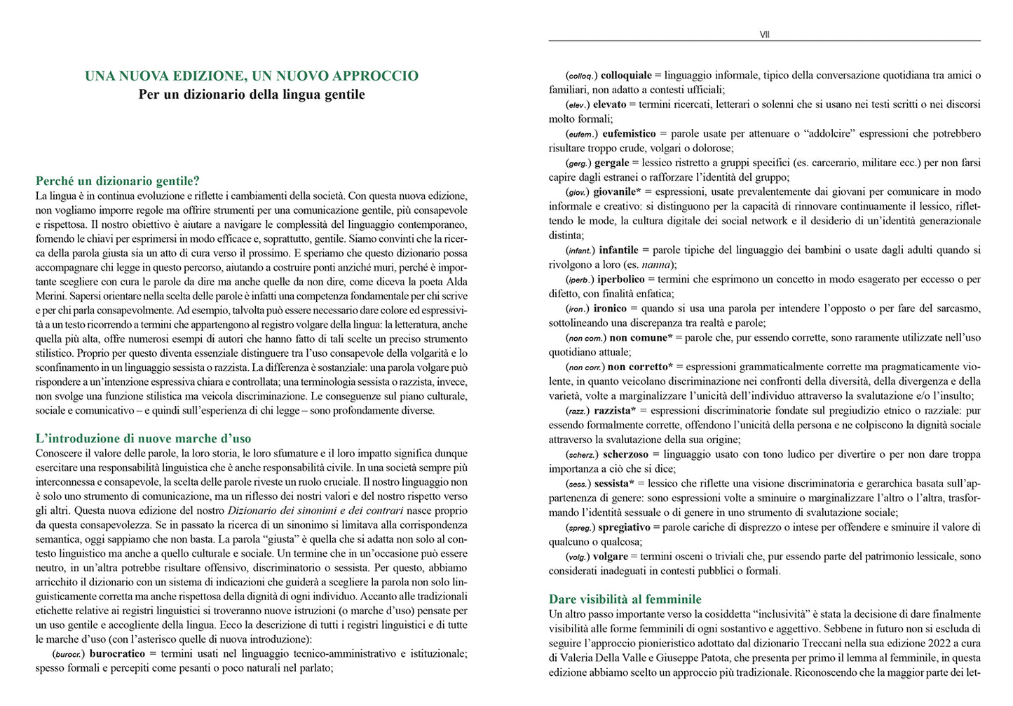 Dizionario dei sinonimi e contrari