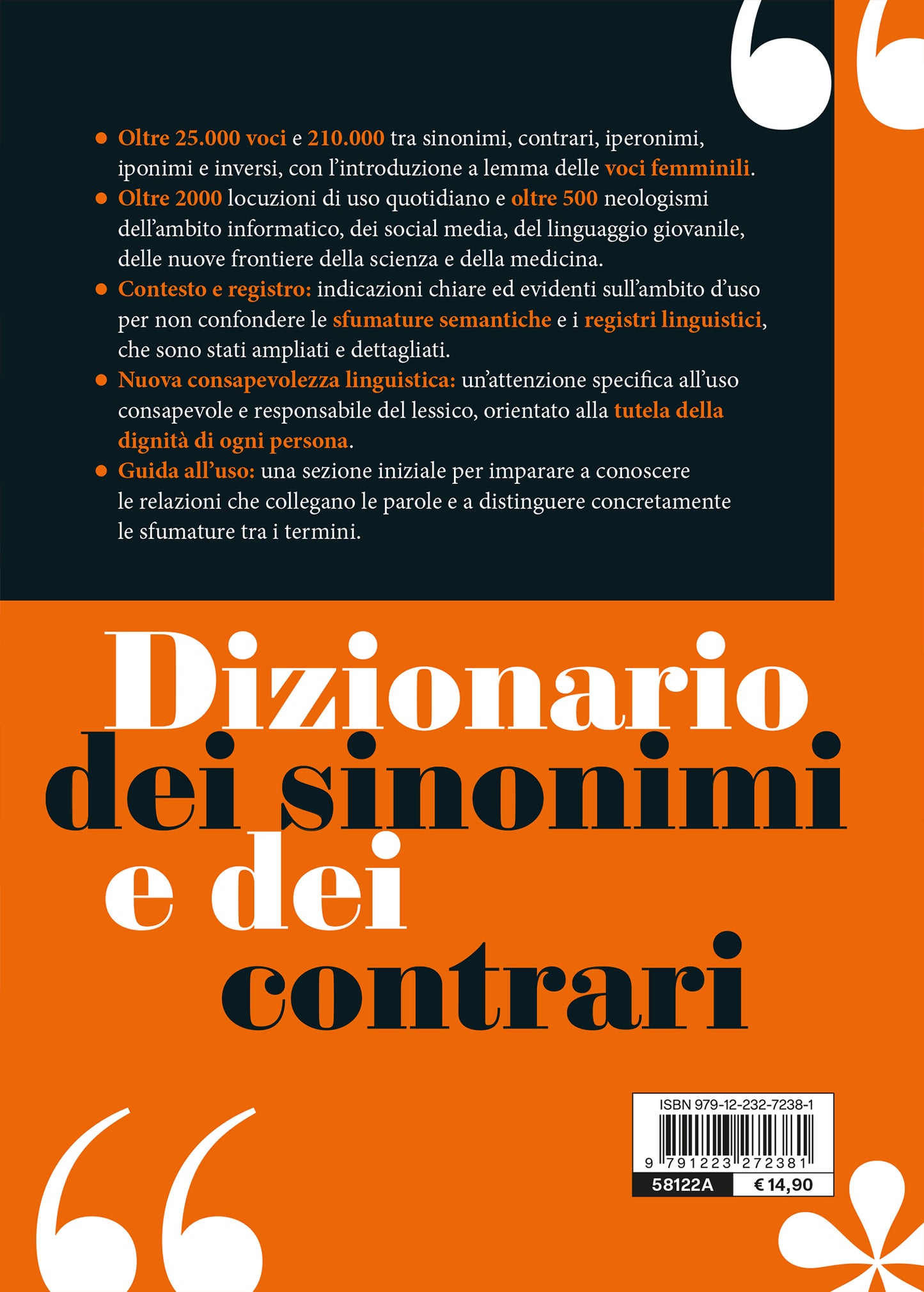 Dizionario dei sinonimi e contrari
