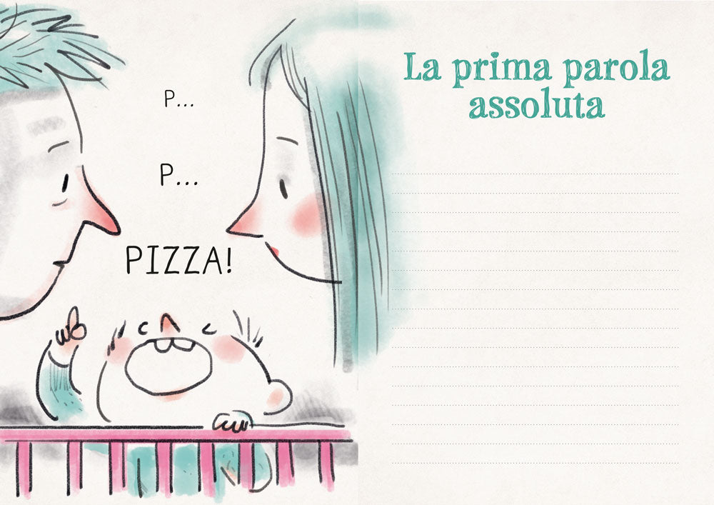 Il mio primo diario::Frasi, pensieri e ricordi da 0 a 6 anni di............