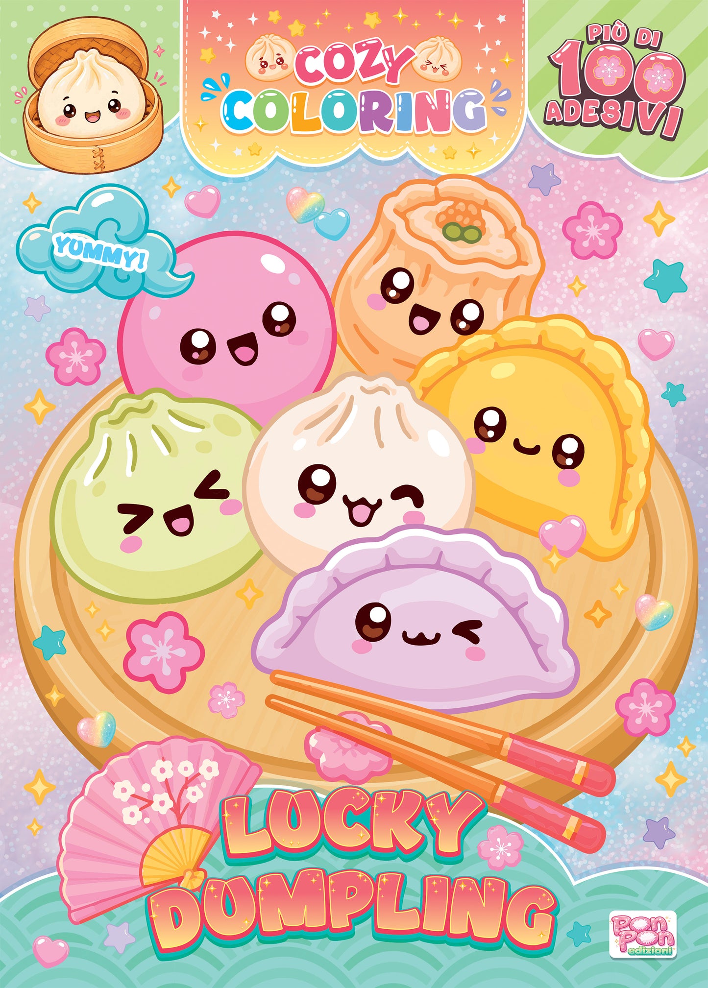 Lucky Dumpling. Cozy coloring