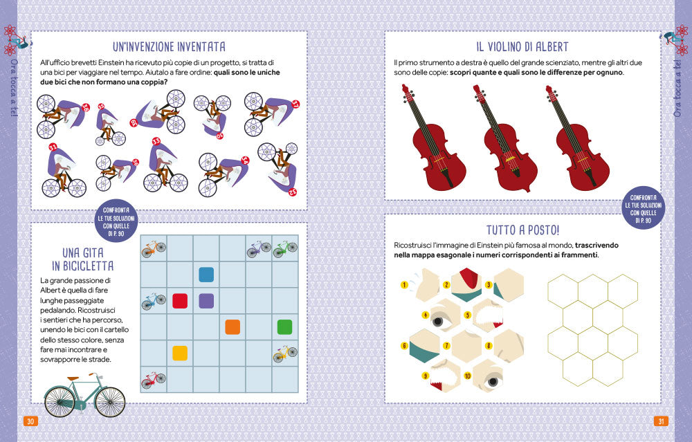Allenamente Genius - Pensa come Albert Einstein::Giochi e attività per il cervello