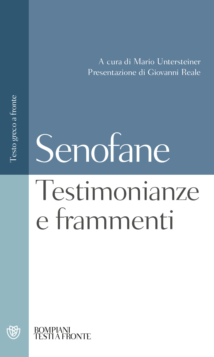 Testimonianze e frammenti::Testo greco a fronte