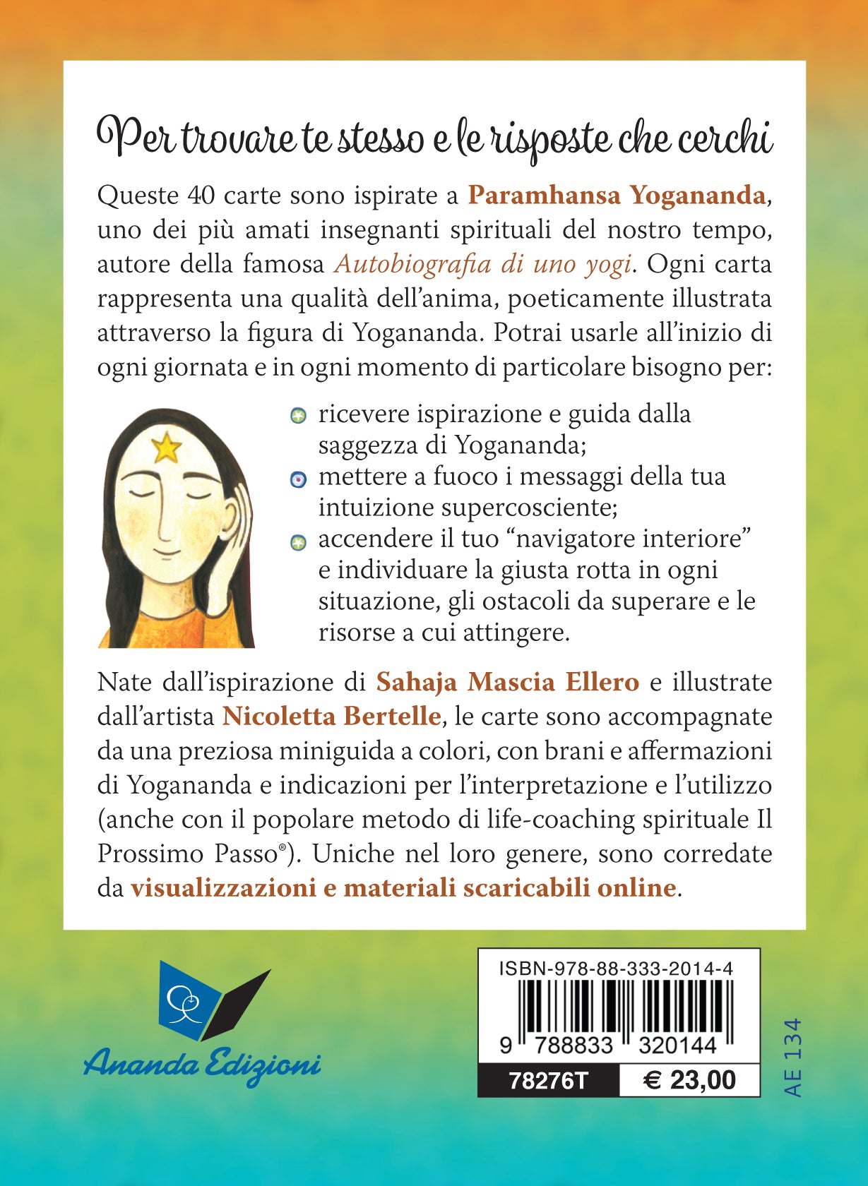Le carte di Yogananda – Cofanetto con carte e libretto::40 carte illustrate per la guida supercosciente