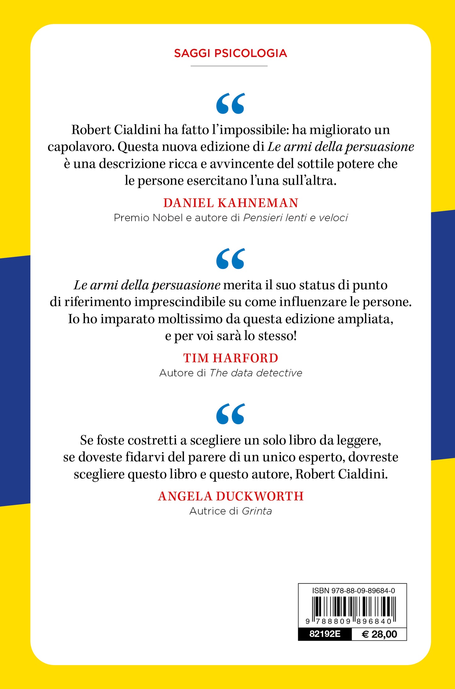 Le armi della persuasione::Come e perché si finisce col dire di sì