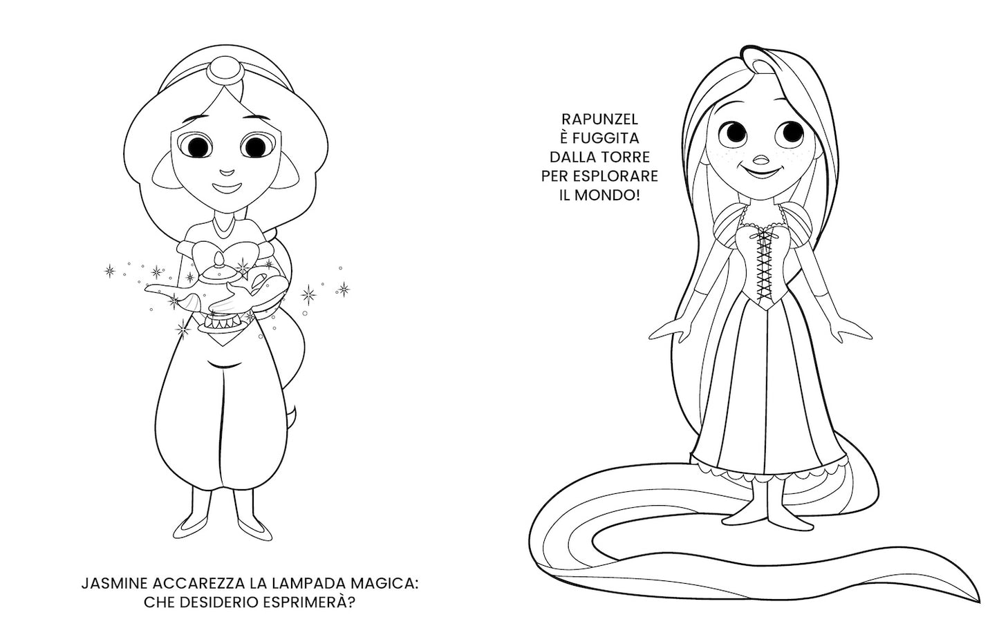 Principesse Disney Mini Staccattacca e colora Cute Stickers::Più di 60 adesivi