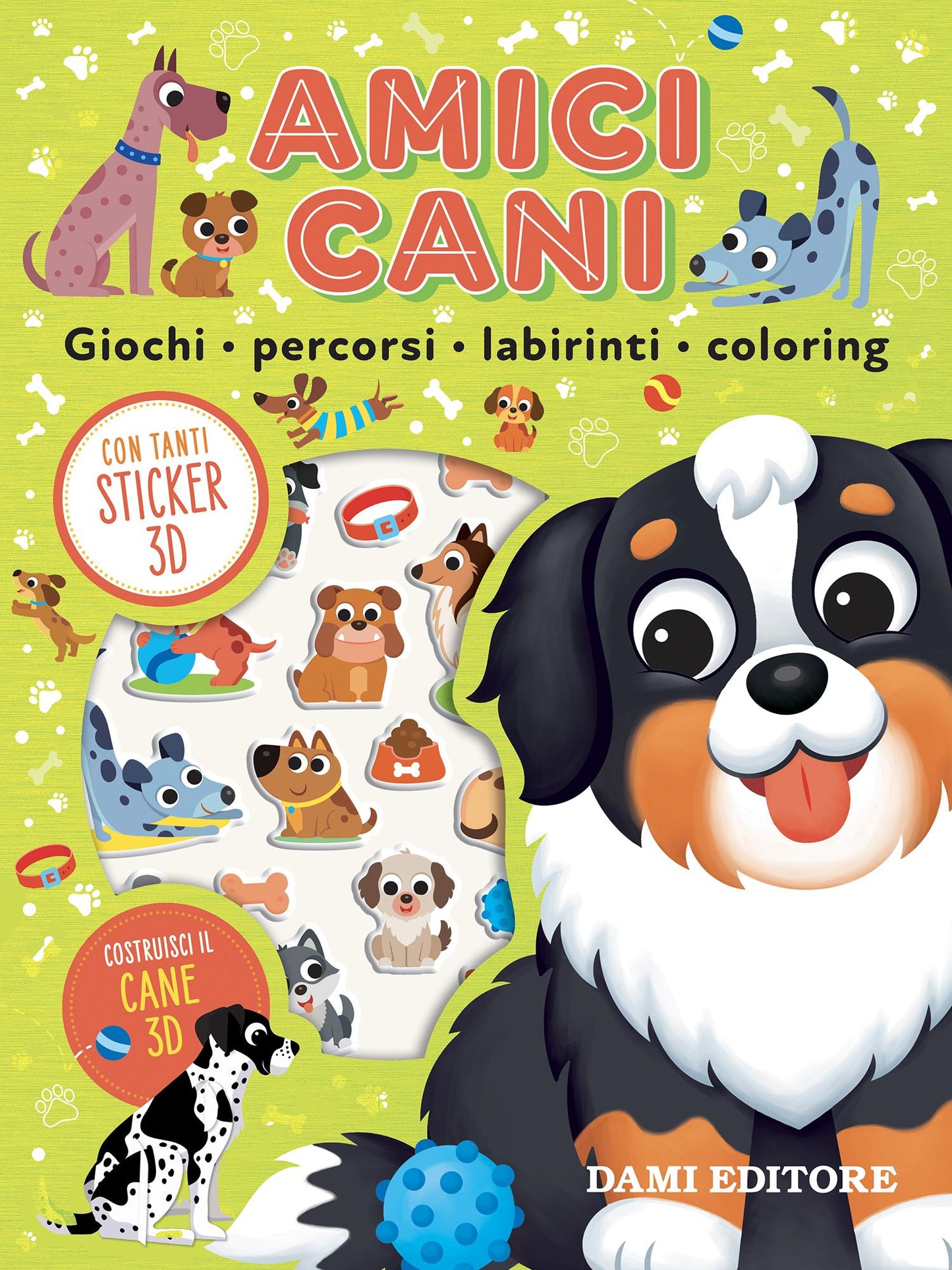 Amici Cani::Giochi, percorsi, labirinti, coloring