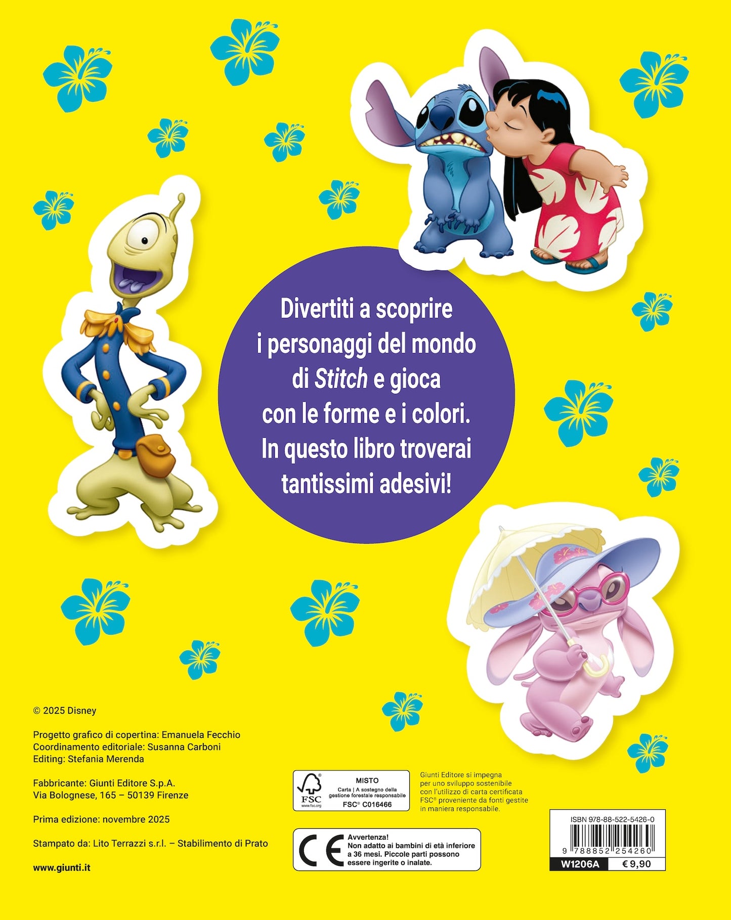 Stitch Super Staccattacca::Gioca, attacca, impara - Con più di 200 adesivi