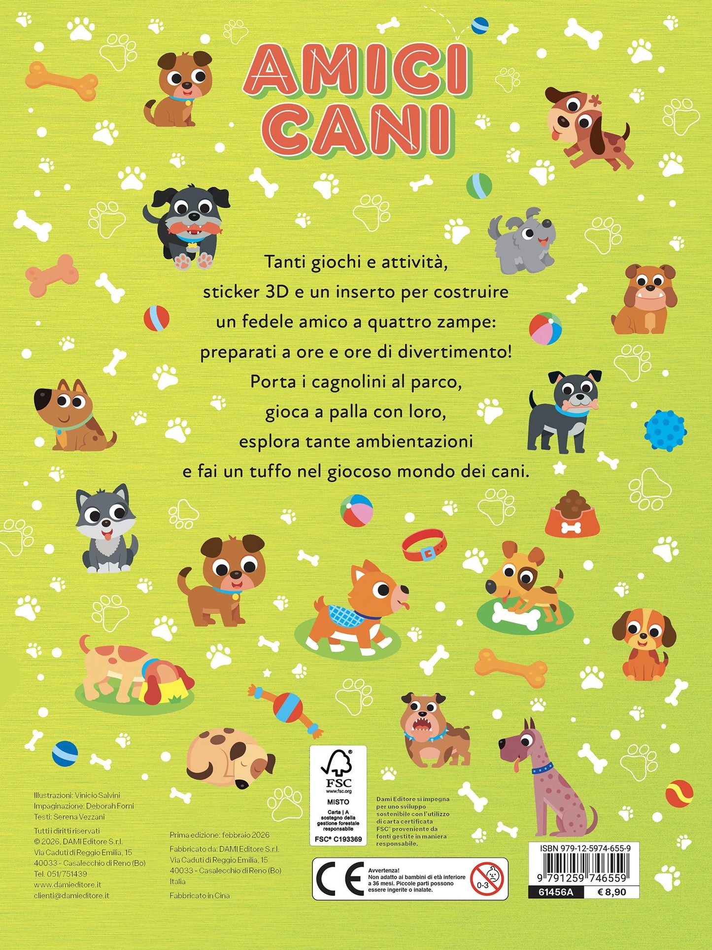 Amici Cani::Giochi, percorsi, labirinti, coloring