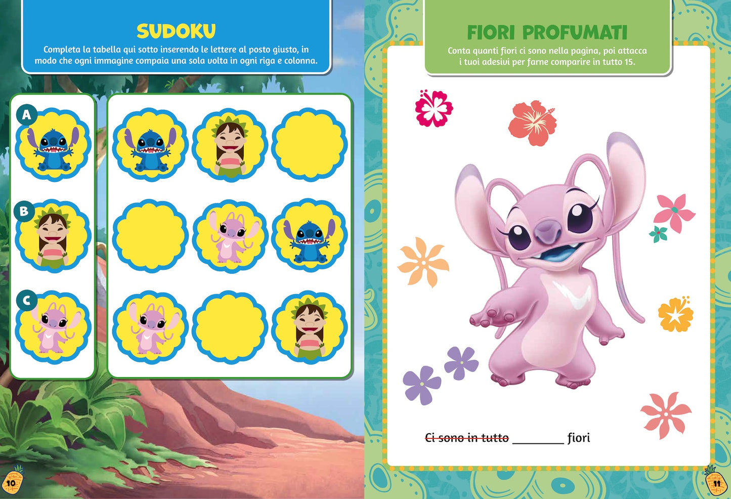Stitch 500 Sticker con Angel e Stitch