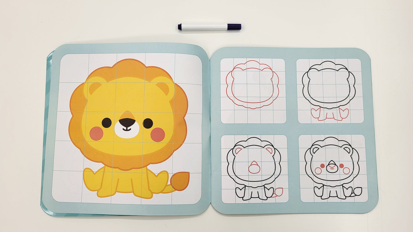 Dolci animali::Disegna in quattro passaggi e ricomincia