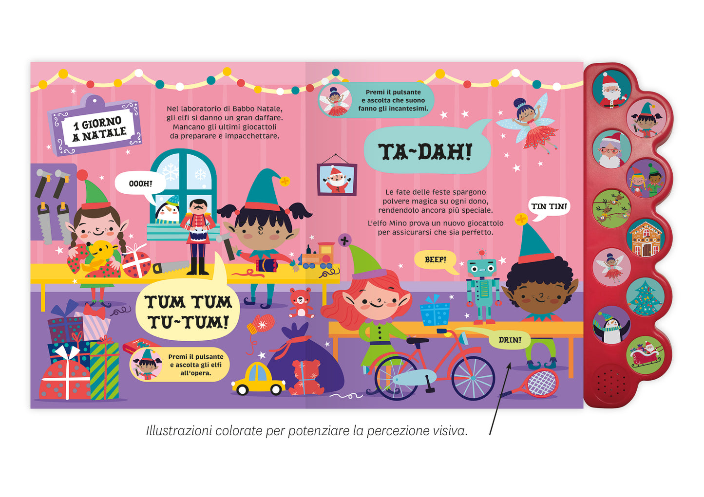 Tanti suoni a Natale::Un libro sonoro natalizio