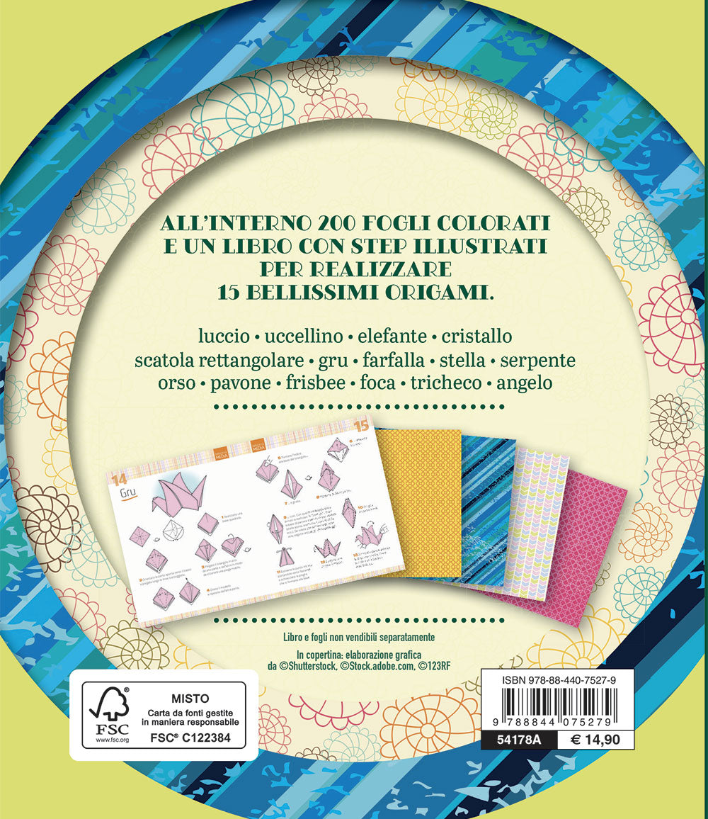 Origami box::L ’antica arte giapponese di piegare la carta in 15 modelli