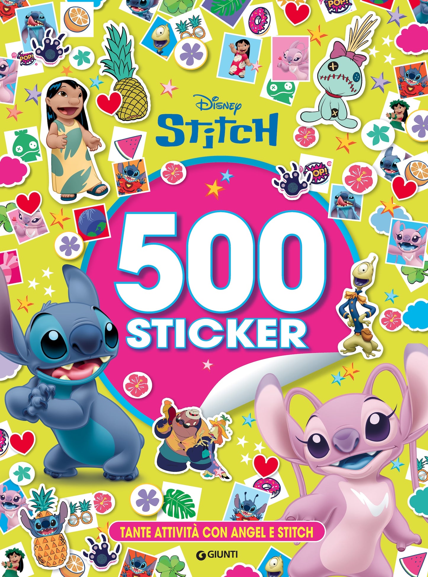 Stitch 500 Sticker con Angel e Stitch