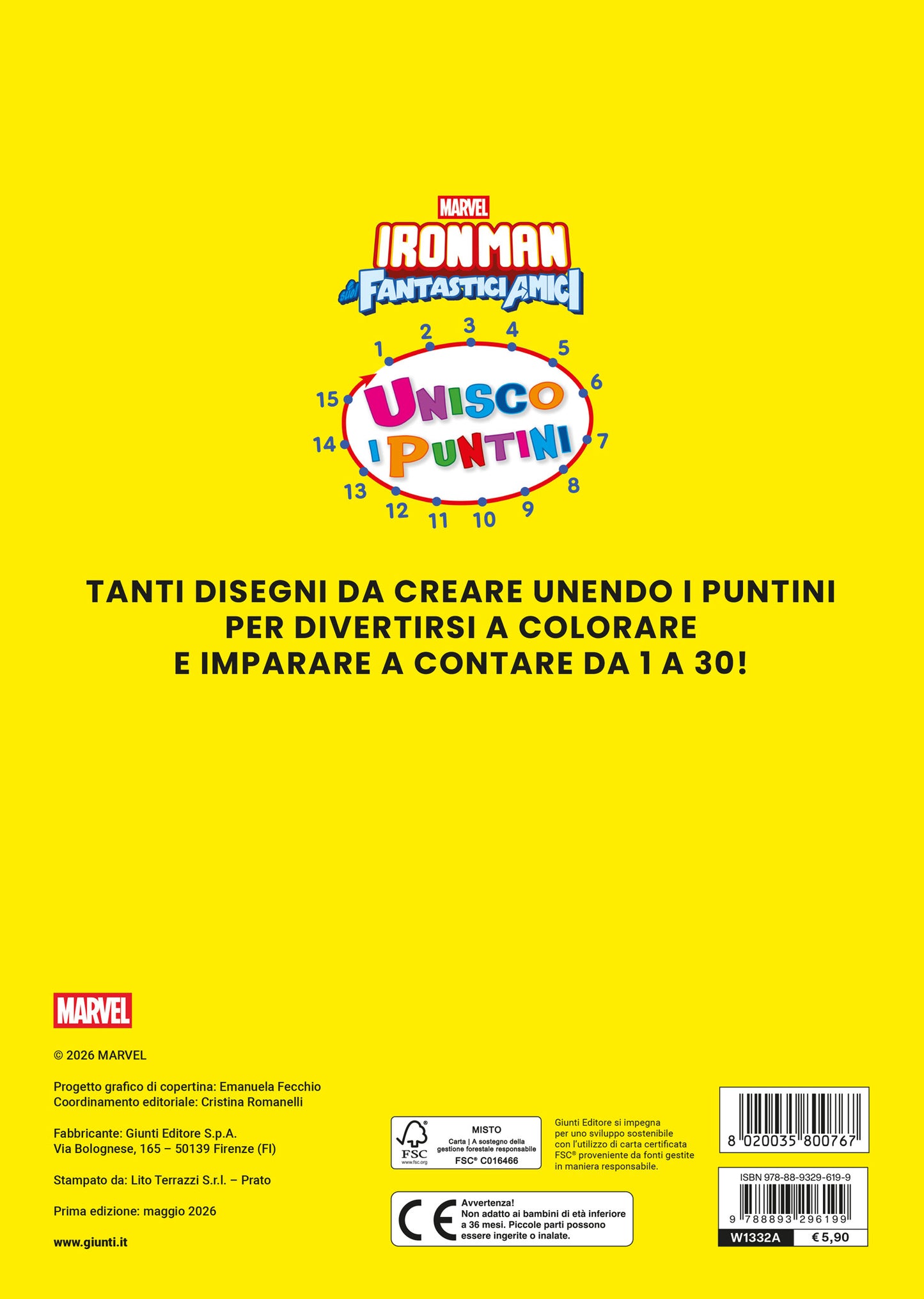 Unisco i puntini Iron Man