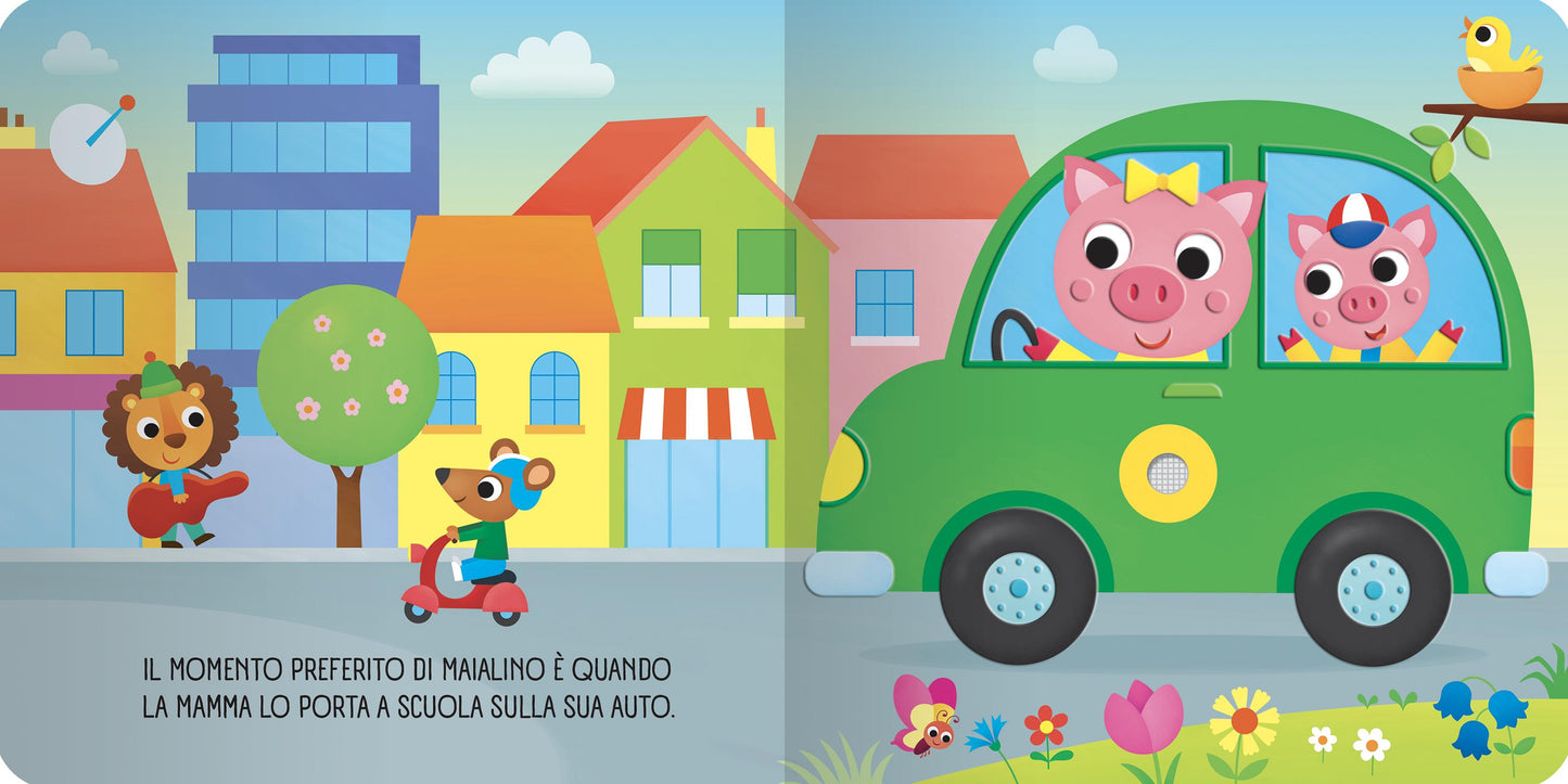 Veicoli::Libro Tattile Sonoro
