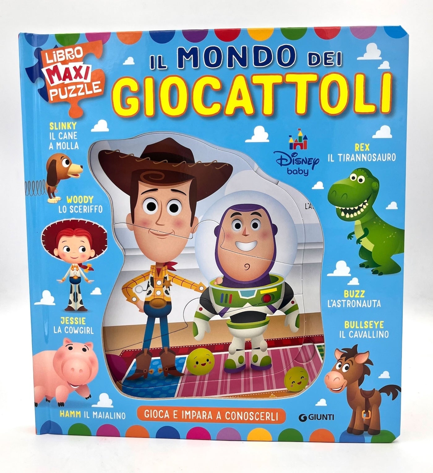 Libro Maxi Puzzle Toy Story Il mondo dei giocattoli::Gioca e impara a conoscerli