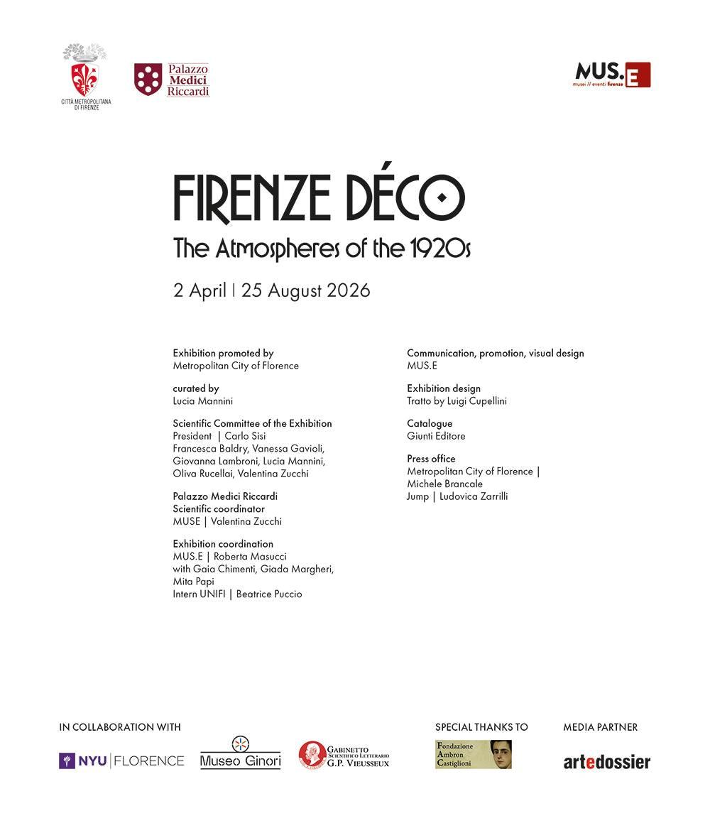 Firenze Déco::The Atmospheres of the 1920s