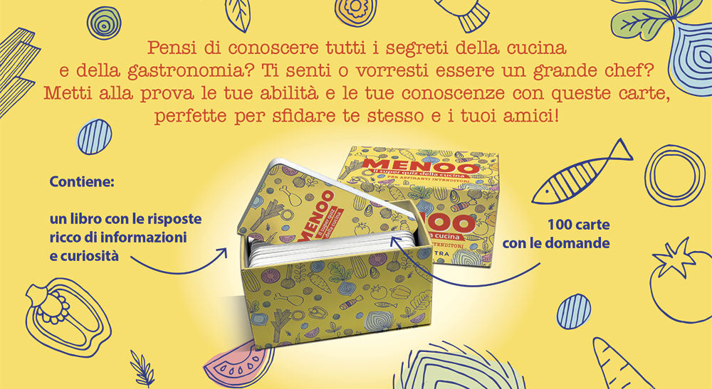 Menoo::Il super quiz della cucina per aspiranti intenditori