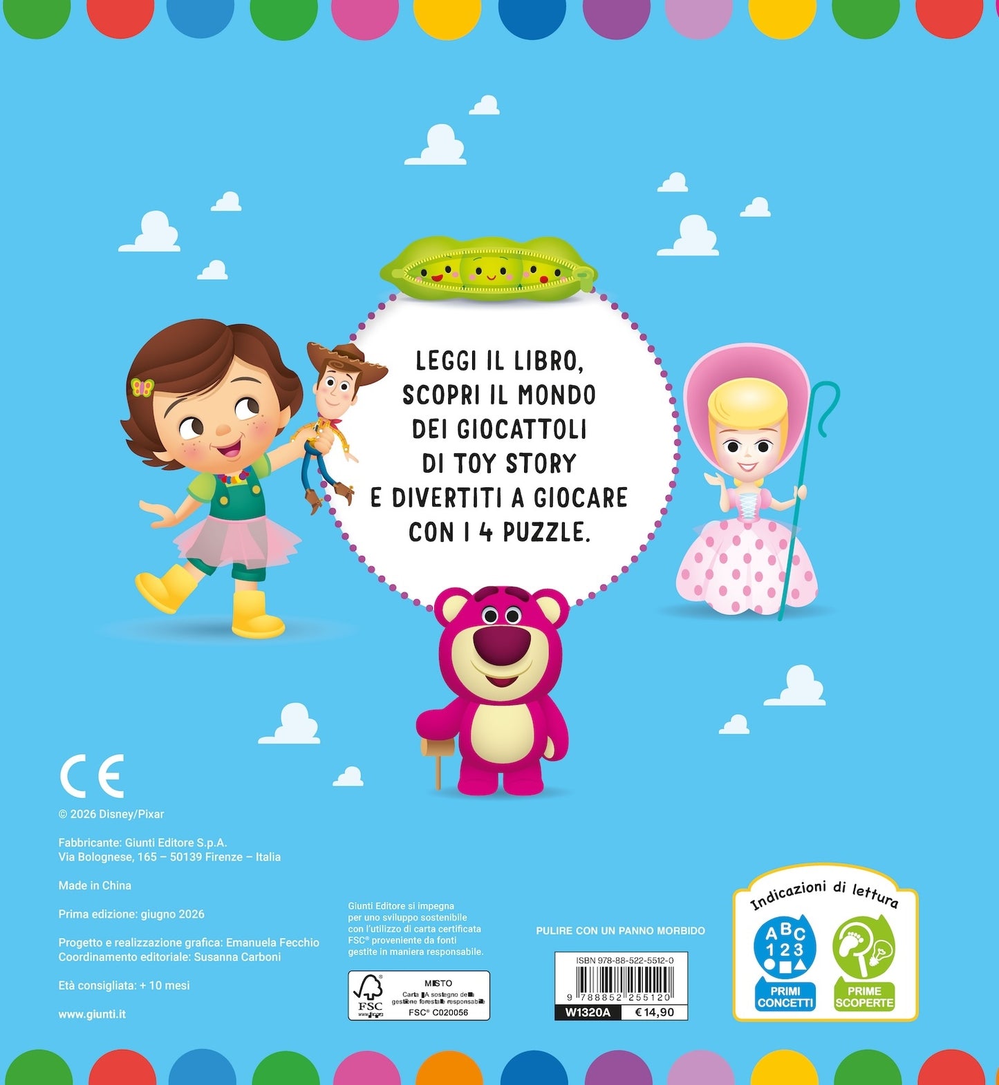 Libro Maxi Puzzle Toy Story Il mondo dei giocattoli::Gioca e impara a conoscerli