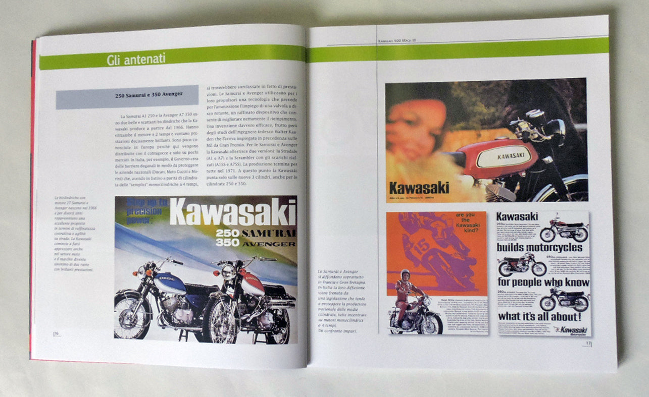 KAWASAKI 500 MACH III ::250, 350 e 400