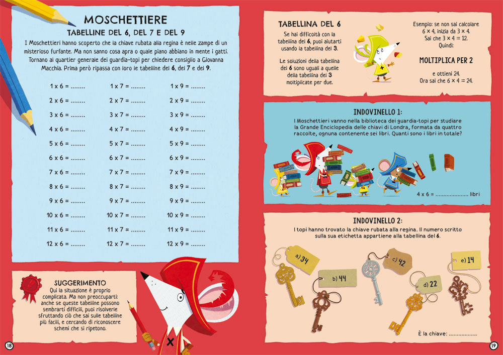 I moschettieri della matematica – Tabelline