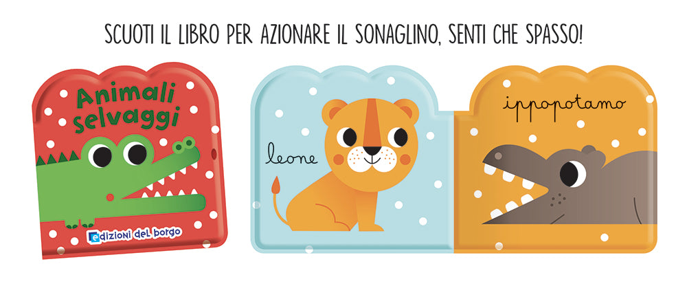 Libri bagno - Gli animali selvaggi::Tre divertenti libri bagno per giocare!