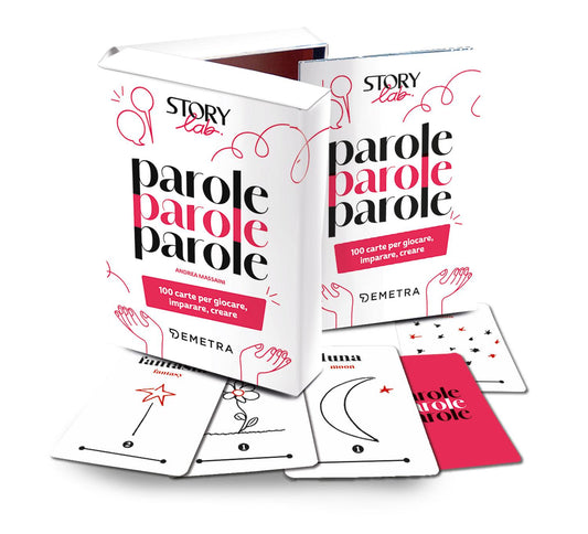 Parole, parole, parole::100 carte per giocare, imparare, creare