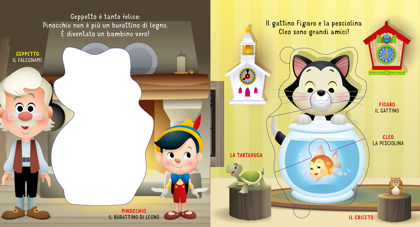 Libro Maxi Puzzle Disney Animali domestici::Gioca e impara a conoscerli